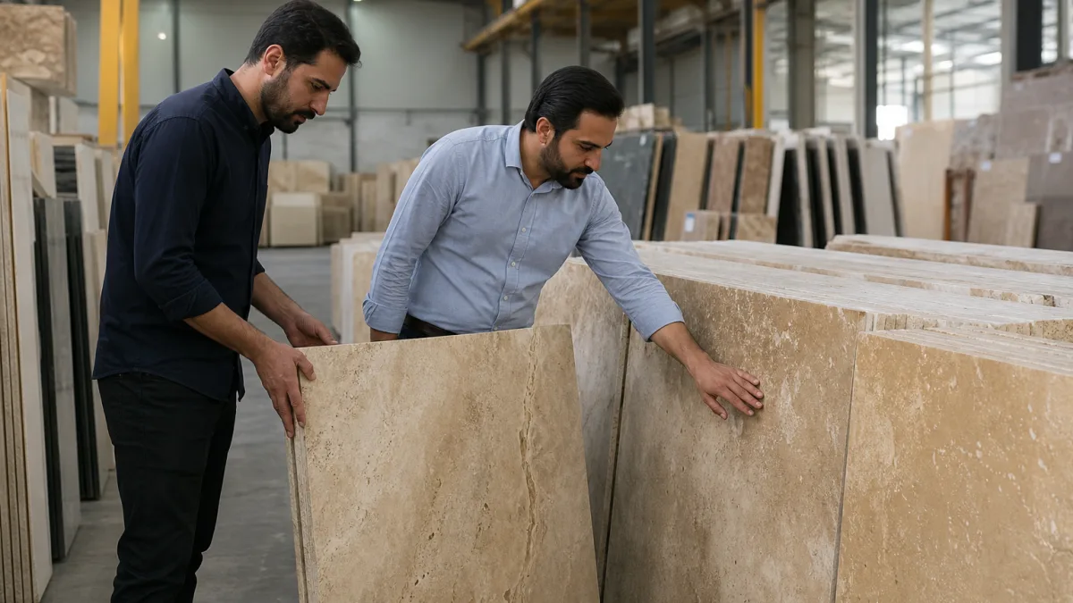فروش سنگ تراورتن در تهران با تفاوت‌های واقعی سطح و سورت