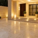 سنگ تراورتن حیاط