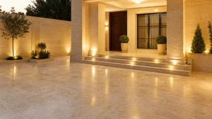 سنگ تراورتن حیاط